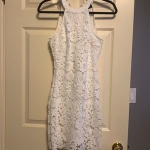 White lace dress
